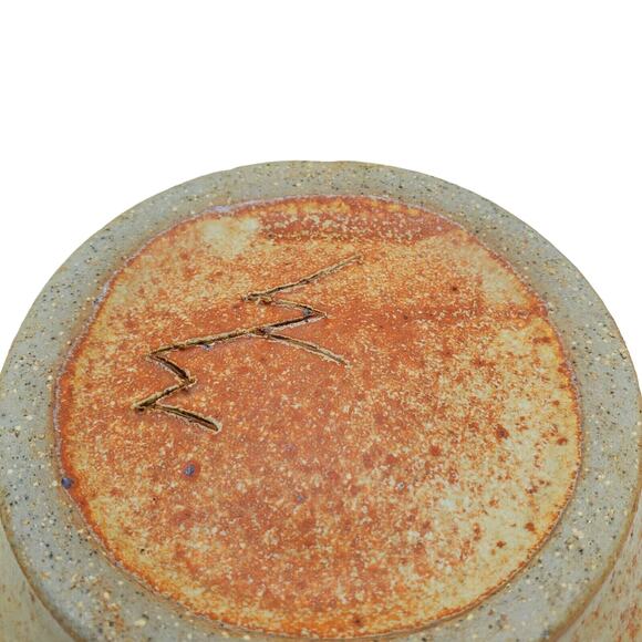 Handmade Ceramic Bowl Studio Art Pottery Stoneware Earthy Artisan Rustic Decor - Picture 8 of 8